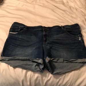 Ava & Viv Plus Size Jean Shorts